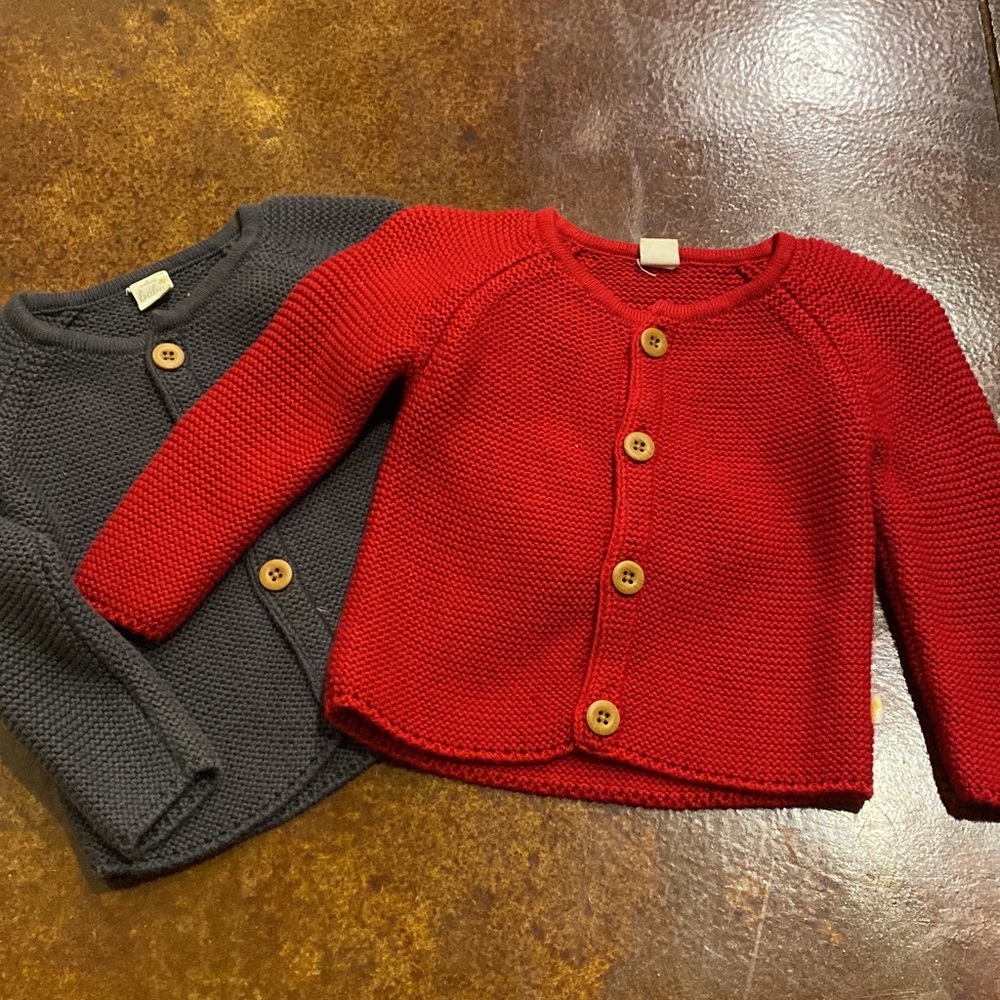 hallmark Baby 3-6 month sweaters for twins. Listing price 40